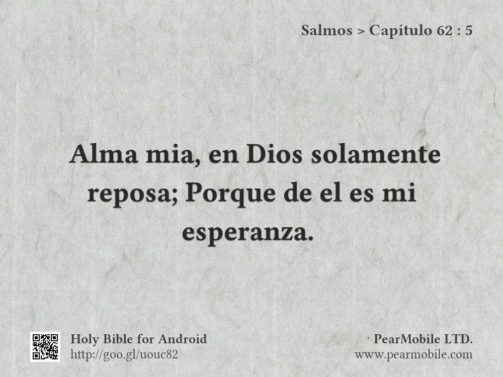 Salmos, Capítulo 62:5